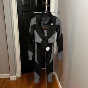 Prissy Athletics Crop Jacket & Leggings Set